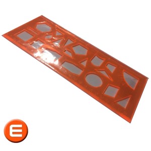 RÉGUA GEOMÉTRICA 08429 BUDEPLAST