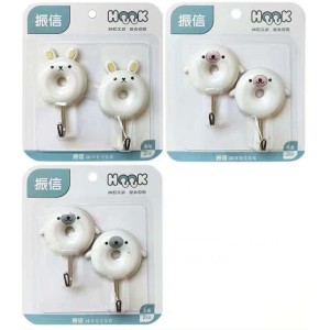 EM GANCHO ADESIVO COELHO C/2 EM9661