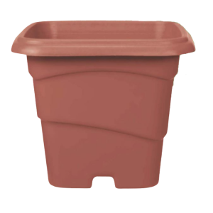 VASO 3 LTS QUADRADO MARRON