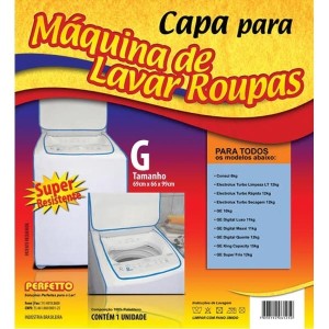 CAPA PARA MAQUINA DE LAVAR SUPER REFORÇADO