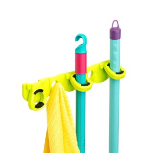 SUPORTE PARA VASSOURAS 3 LUGARES EXCLUSIVE REF 488