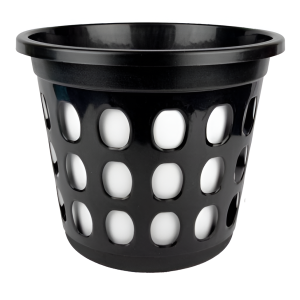 CESTO TELADO 5 LITROS PRETO PLASMOTTA REF. 52